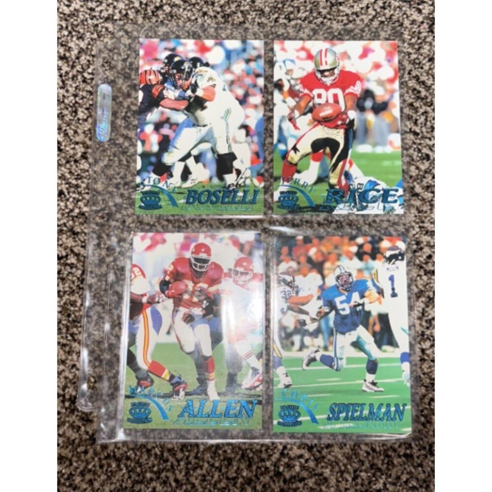 1995 Pacific Gridiron Review Jerry Rice Tony Boselli Spielman Marcus Allen Lot